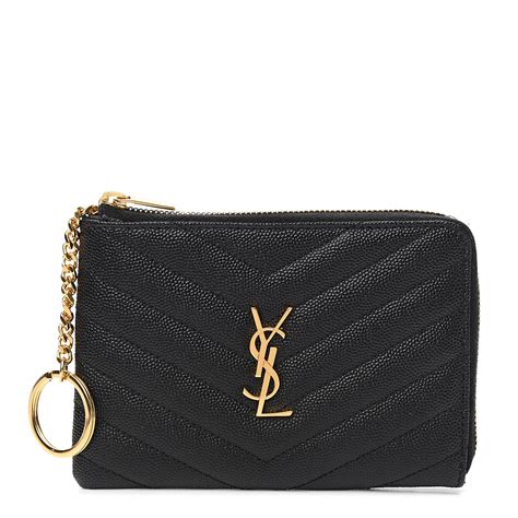 ysl designer key chains|ysl key pouch.